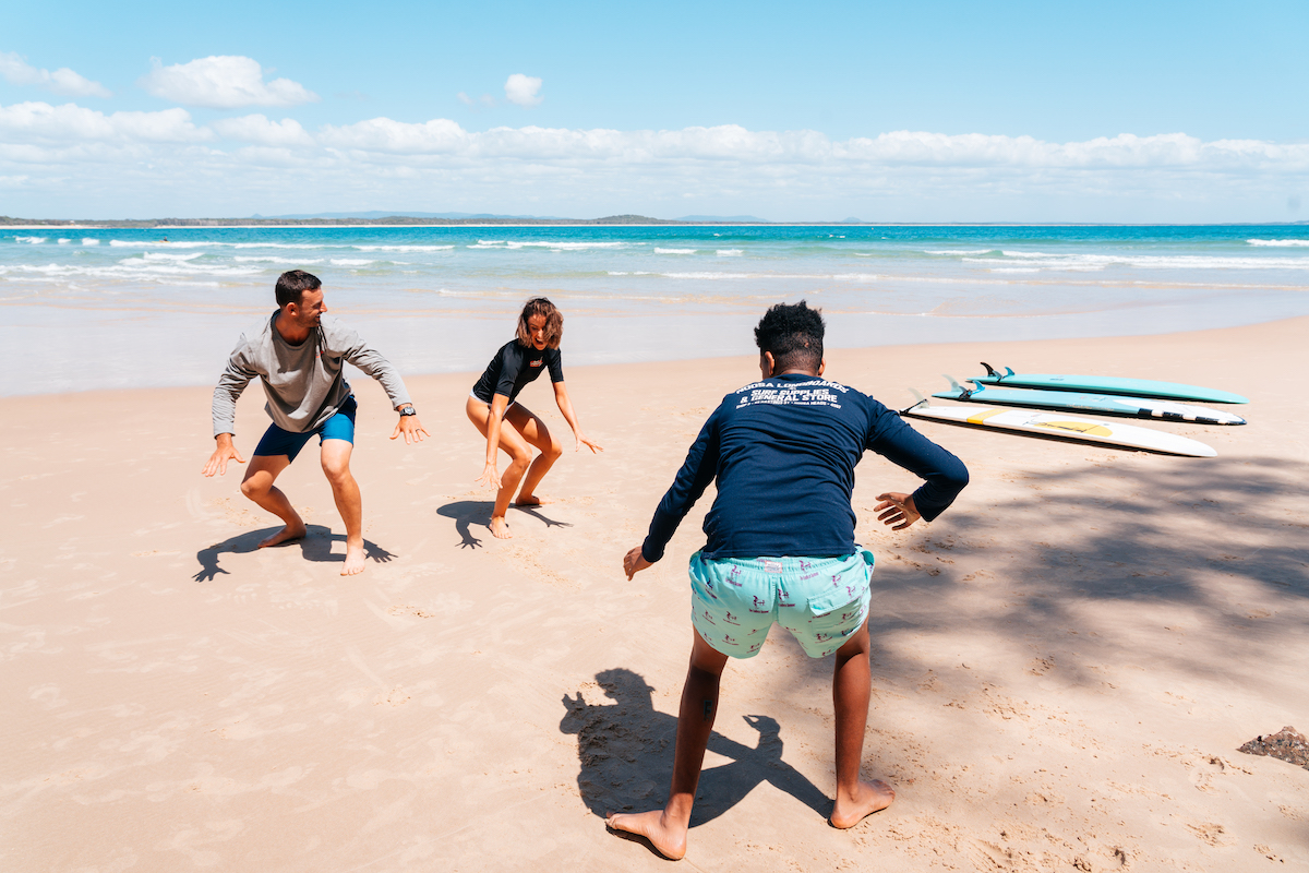 Learn to surf, Sunshine Beach Noosa
